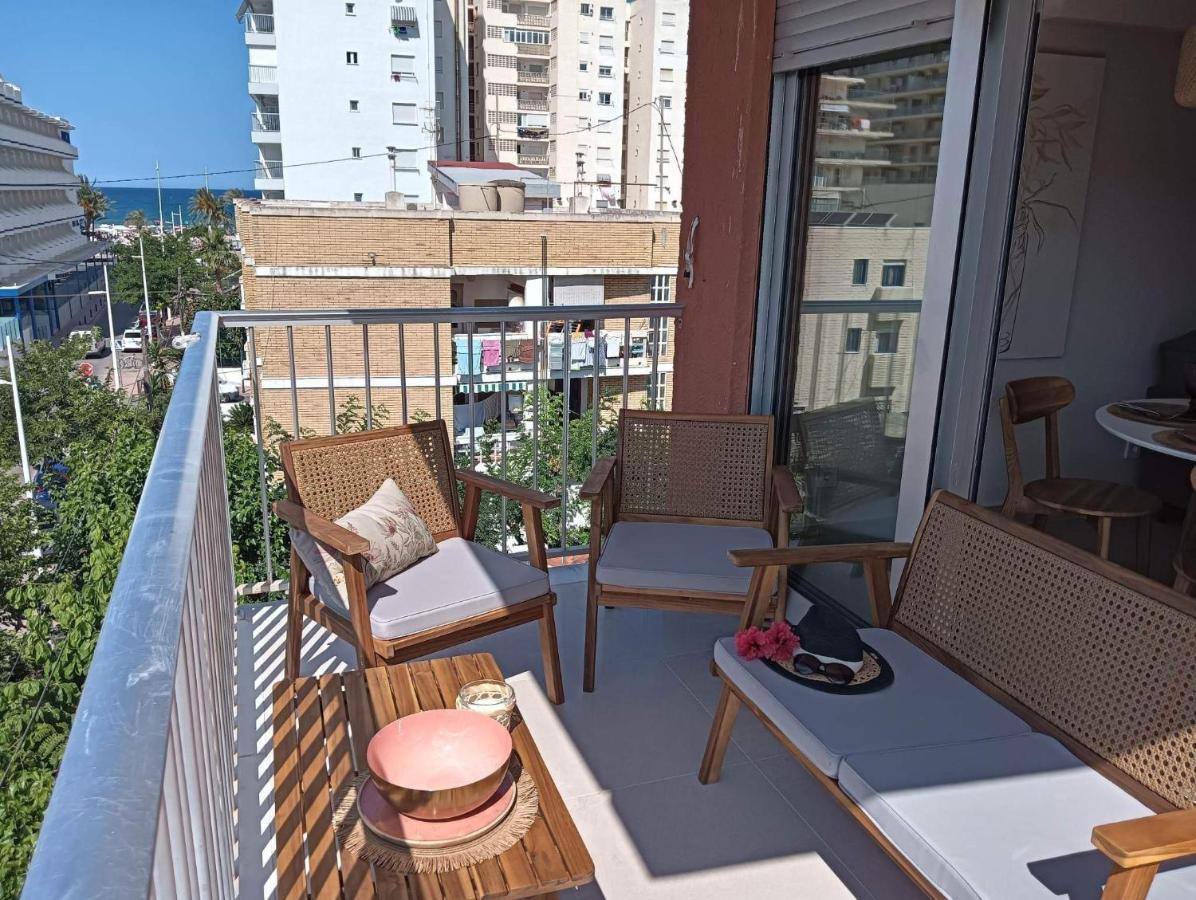Apartamento Alejandro Gandia Playa Con Vistas Al Mar, Parking! Playa de Gandia Exteriör bild