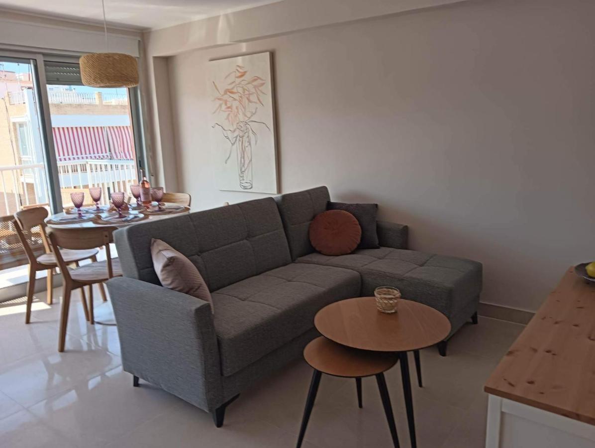 Apartamento Alejandro Gandia Playa Con Vistas Al Mar, Parking! Playa de Gandia Exteriör bild