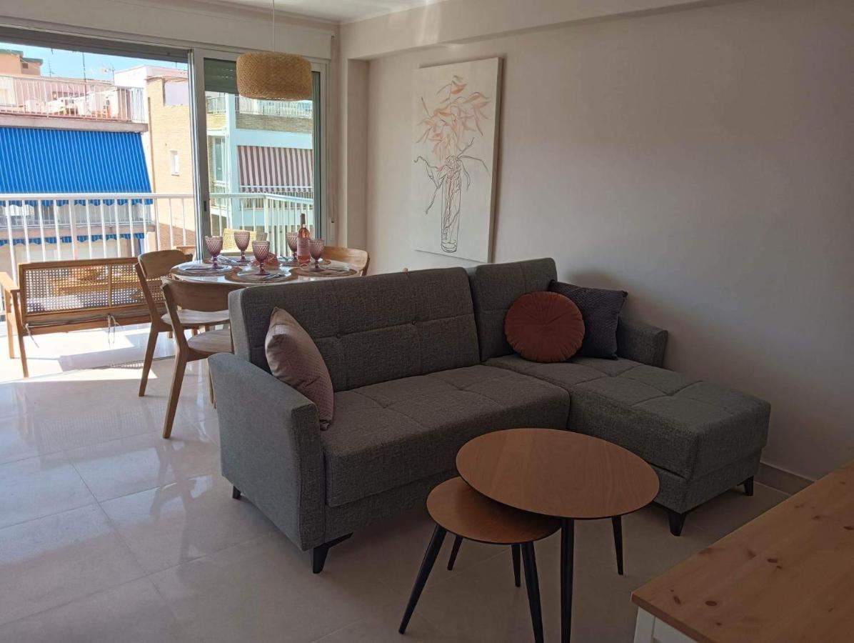 Apartamento Alejandro Gandia Playa Con Vistas Al Mar, Parking! Playa de Gandia Exteriör bild