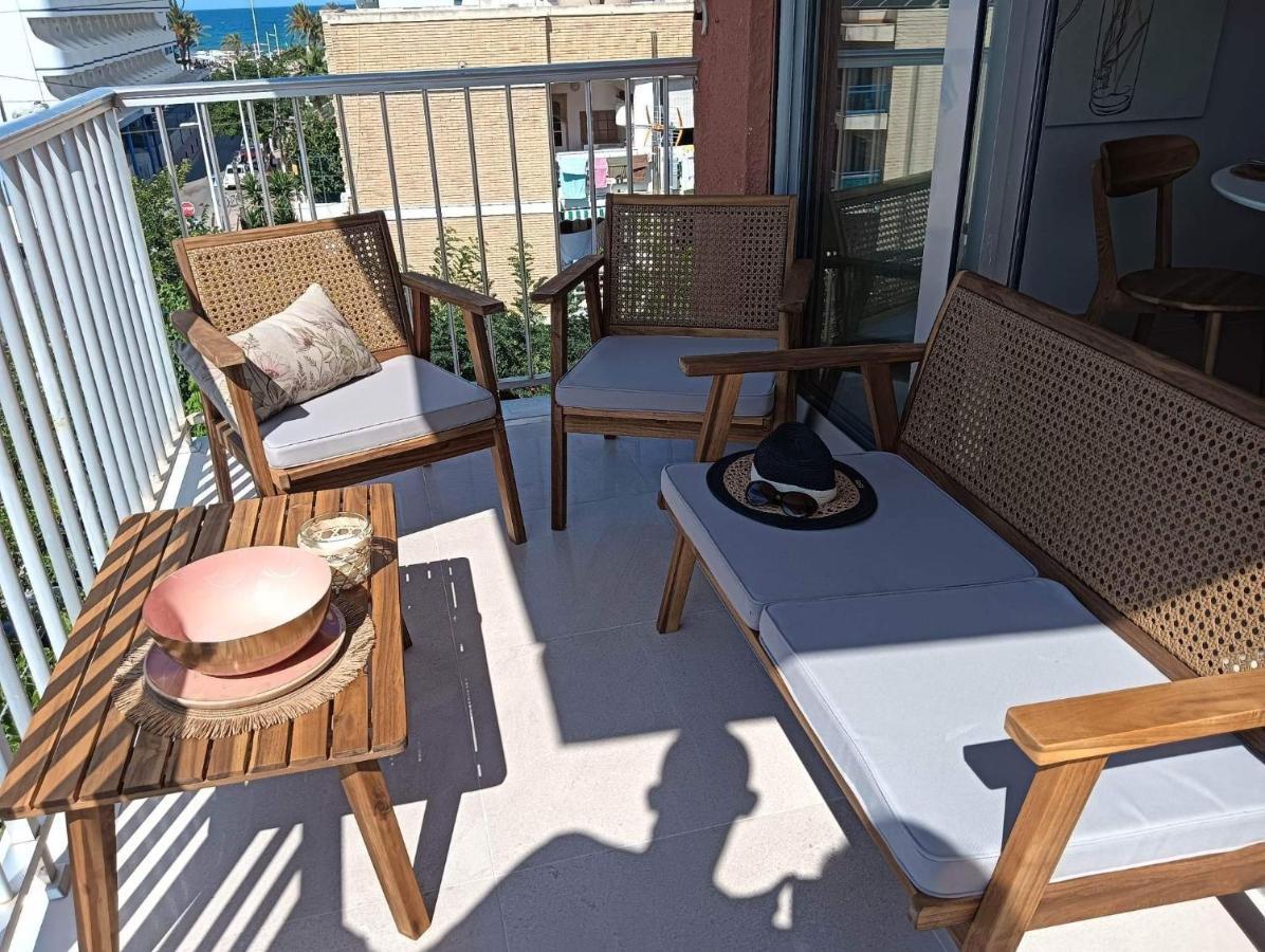 Apartamento Alejandro Gandia Playa Con Vistas Al Mar, Parking! Playa de Gandia Exteriör bild